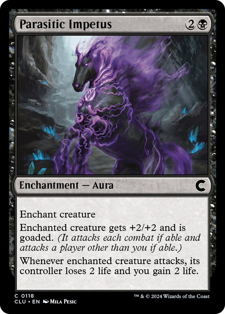 Parasitic Impetus (CLU-118) [Ravnica: Clue Edition] MTG Single Wizards of the Coast