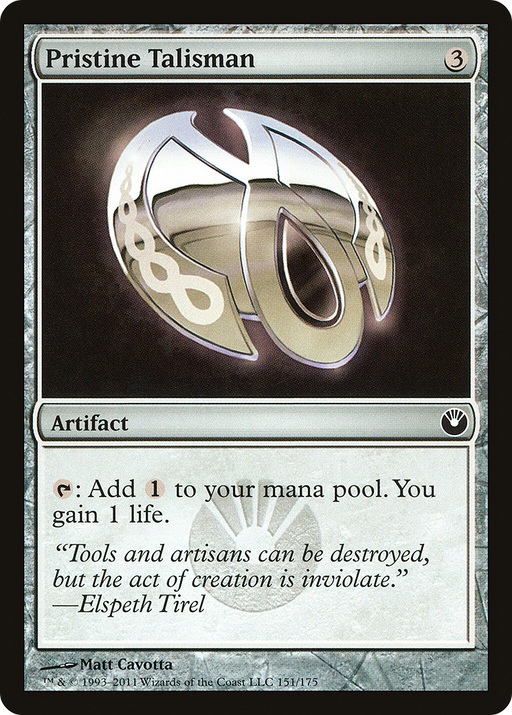Pristine Talisman (UMP-151) [New Phyrexia Promos] MTG Single Wizards of the Coast