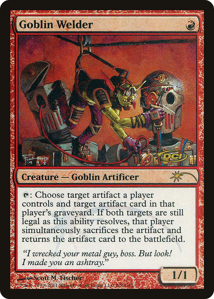 Goblin Welder (JDG-008) [Misc] Judge Gift Cards 2011 Foil MTG Single Wizards of the Coast