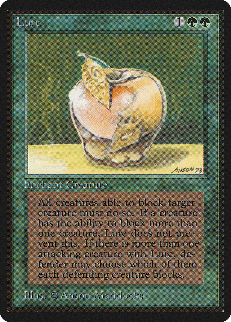 Lure (LEB-212) [Oldschool] Limited Edition Beta MTG Single Wizards of the Coast