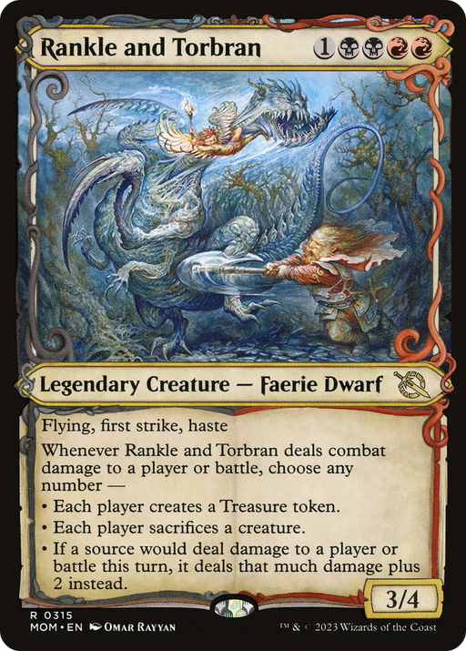Rankle and Torbran (MOM-315) [March of the Machine] (Showcase) Foil MTG Single Wizards of the Coast
