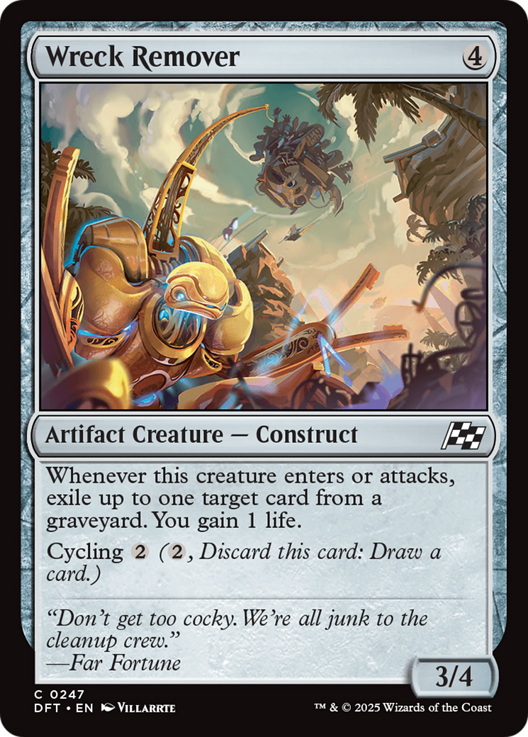 Wreck Remover (DFT-247) [Aetherdrift] Foil MTG Single Wizards of the Coast