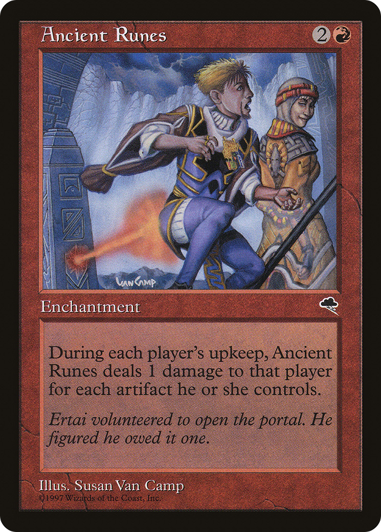 Ancient Runes (TMP-161) [Tempest] MTG Single Wizards of the Coast