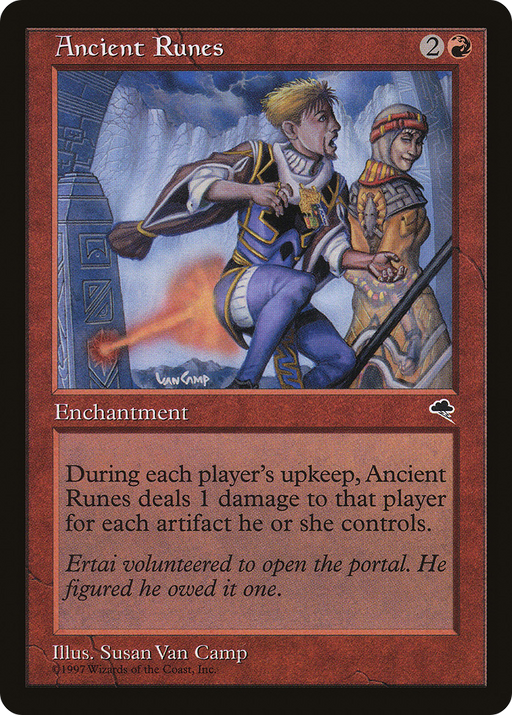 Ancient Runes (TMP-161) [Tempest] MTG Single Wizards of the Coast
