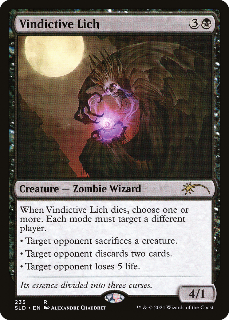 Vindictive Lich (SLD-235) [Secret Lair] Drop Foil MTG Single Wizards of the Coast