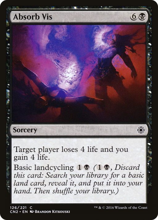 Absorb Vis (CN2-126) [Conspiracy: Take the Crown] Foil MTG Single Wizards of the Coast