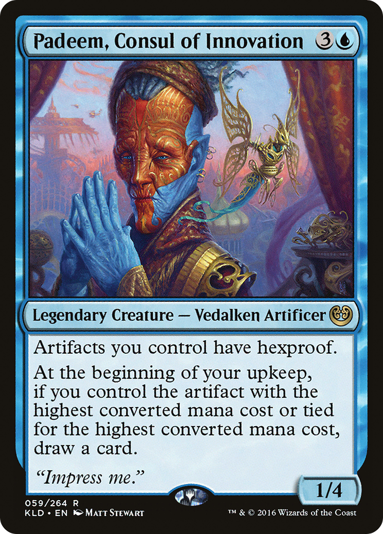 Padeem, Consul of Innovation (KLD-059) [Kaladesh] Foil MTG Single Wizards of the Coast