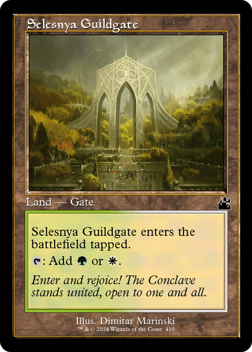 Selesnya Guildgate (RVR-410) [Ravnica Remastered] MTG Single Wizards of the Coast
