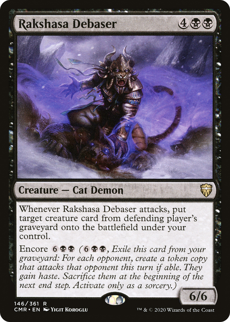Rakshasa Debaser (CMR-146) [Commander Legends] MTG Single Wizards of the Coast