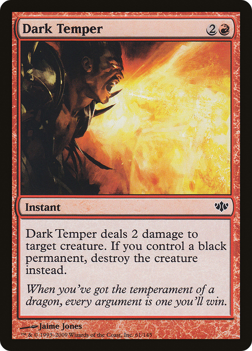 Dark Temper (CON-061) [Conflux] MTG Single Wizards of the Coast