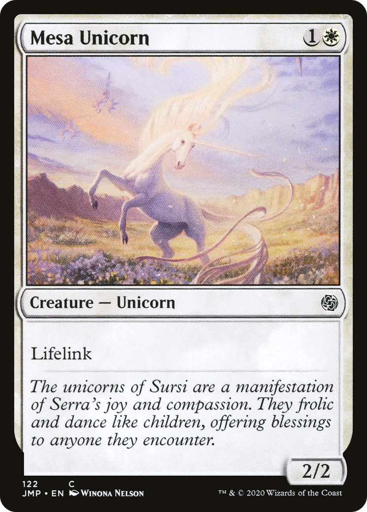 Mesa Unicorn (JMP-122) [Jumpstart] MTG Single Wizards of the Coast