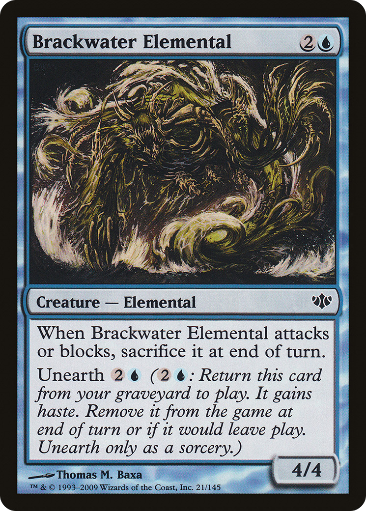 Brackwater Elemental (CON-021) [Conflux] MTG Single Wizards of the Coast