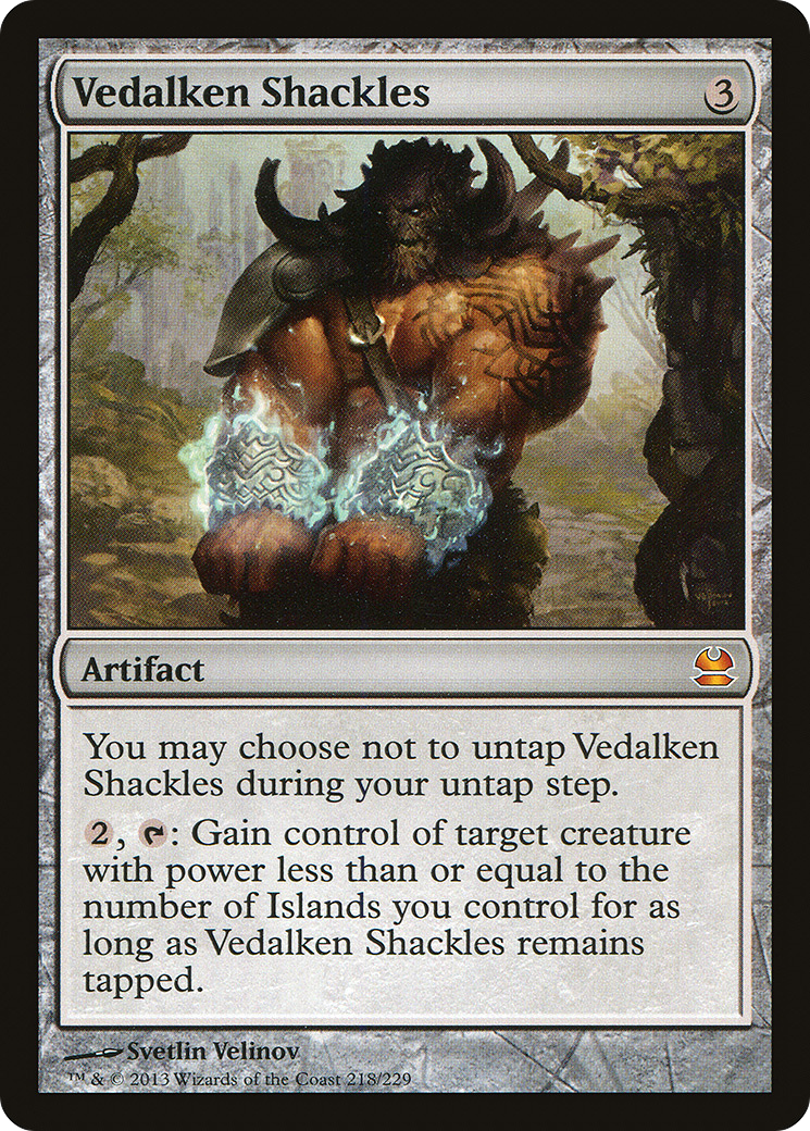 Vedalken Shackles (MMA-218) [Modern Masters] MTG Single Modern Masters