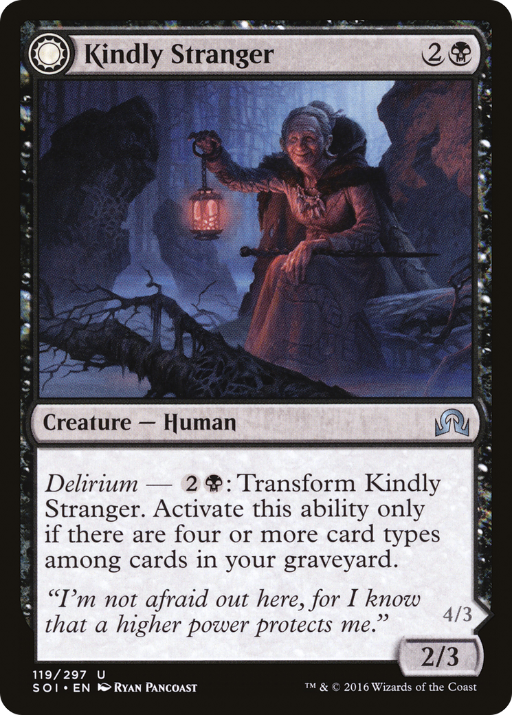 Kindly Stranger (SOI-119) [Shadows over Innistrad] MTG Single Wizards of the Coast