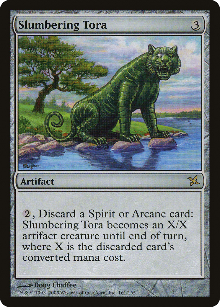 Slumbering Tora (BOK-161) [Betrayers of Kamigawa] Foil MTG Single Wizards of the Coast
