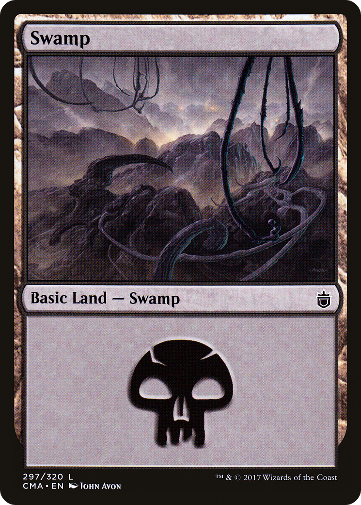 Swamp (CMA-297) [Commander Anthology] MTG Single Wizards of the Coast