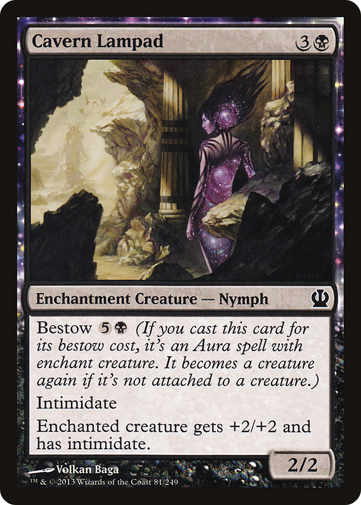 Cavern Lampad (THS-081) [Theros] Foil MTG Single Wizards of the Coast