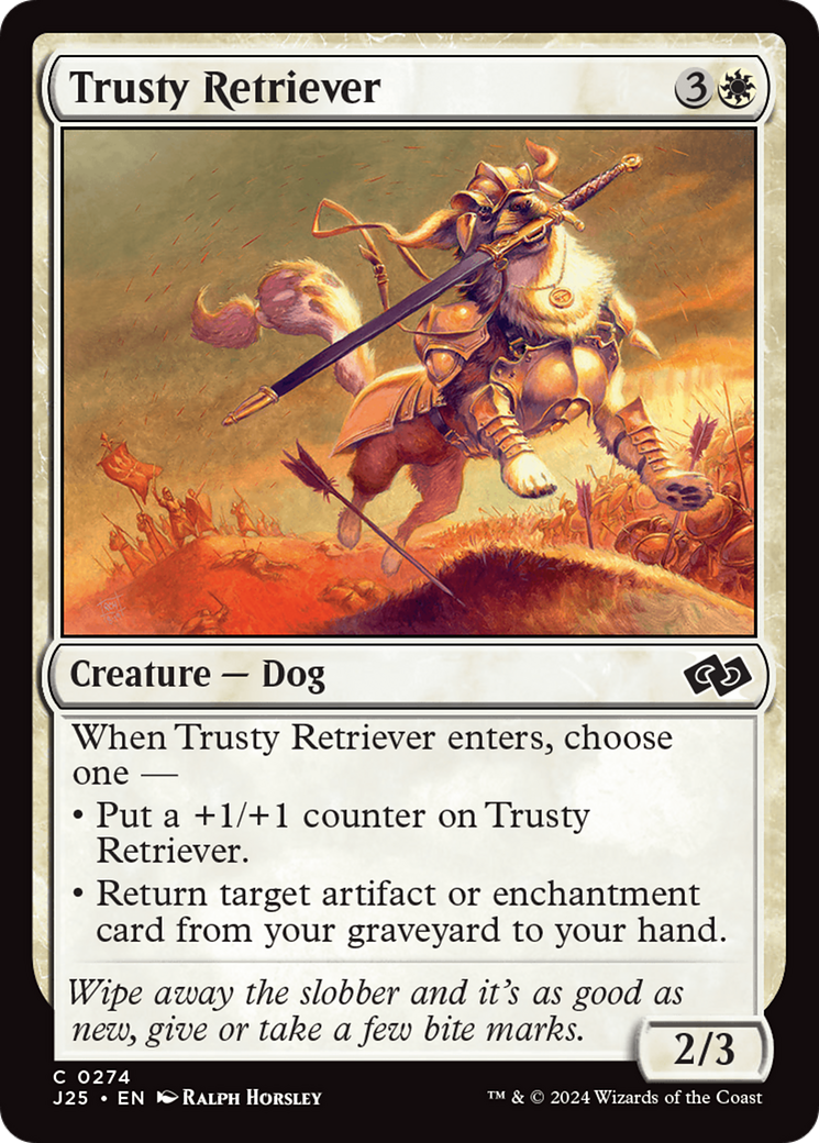 Trusty Retriever (J25-274) [Foundations Jumpstart] MTG Single Wizards of the Coast