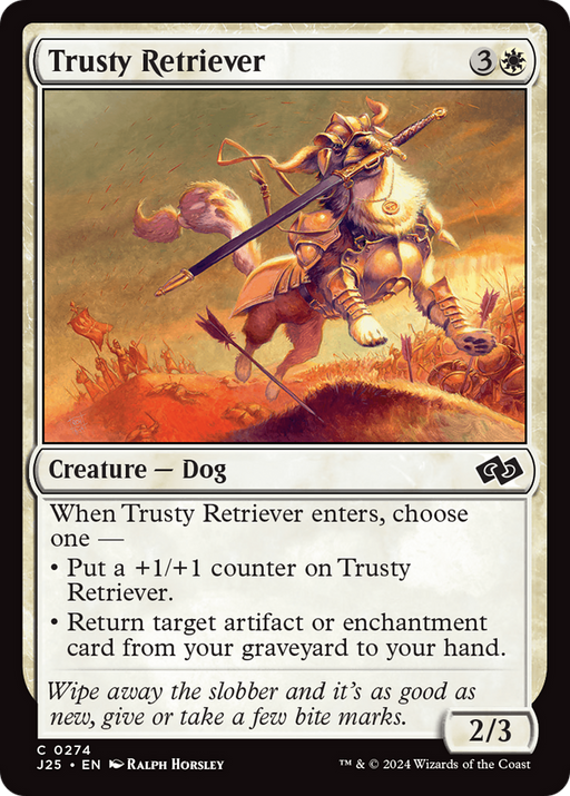 Trusty Retriever (J25-274) [Foundations Jumpstart] MTG Single Wizards of the Coast