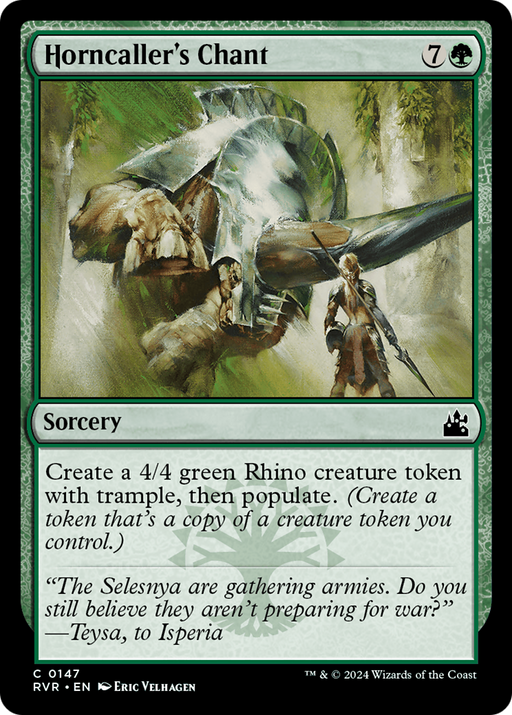 Horncaller's Chant (RVR-147) [Ravnica Remastered] Foil MTG Single Wizards of the Coast