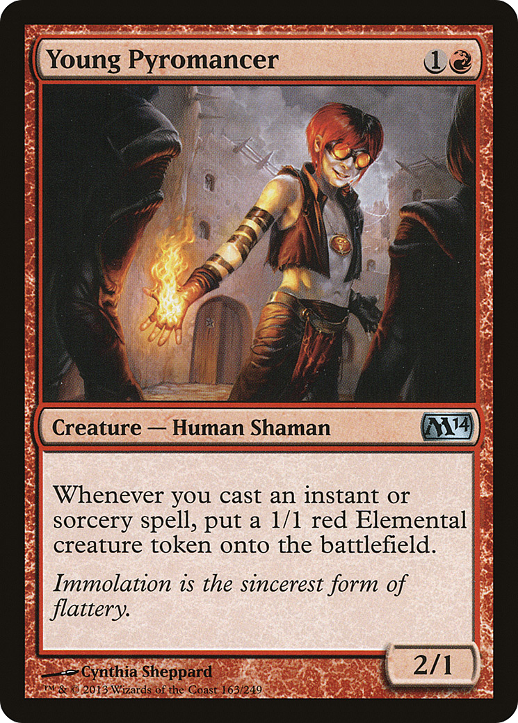 Young Pyromancer (M14-163) [Magic 2014] MTG Single Wizards of the Coast