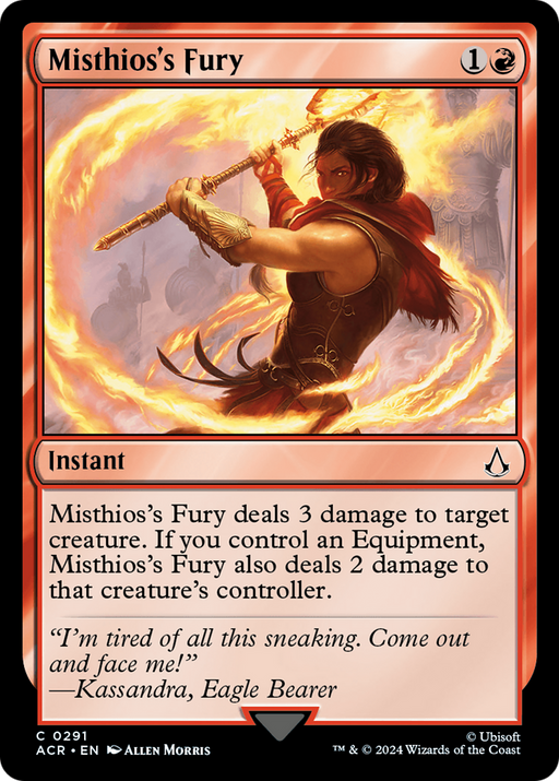 Misthios's Fury (ACR-291) [Assassin's Creed] MTG Single Wizards of the Coast