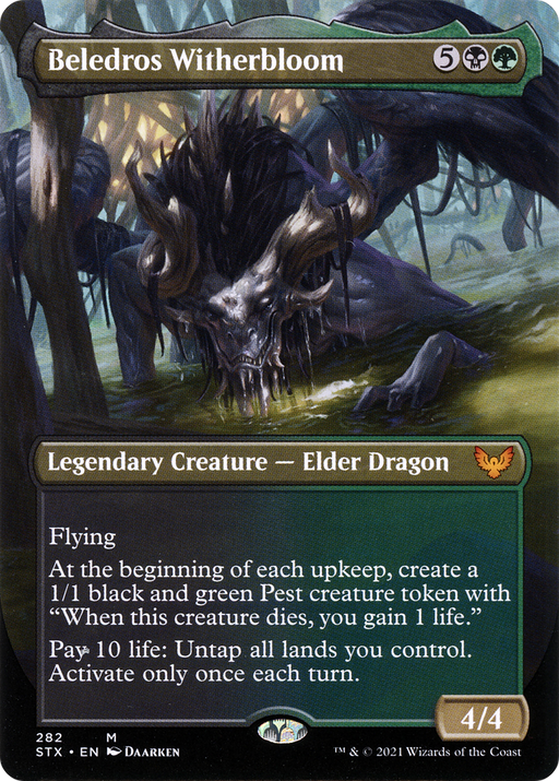 Beledros Witherbloom (STX-282) [Strixhaven: School of Mages] (Borderless) MTG Single Wizards of the Coast