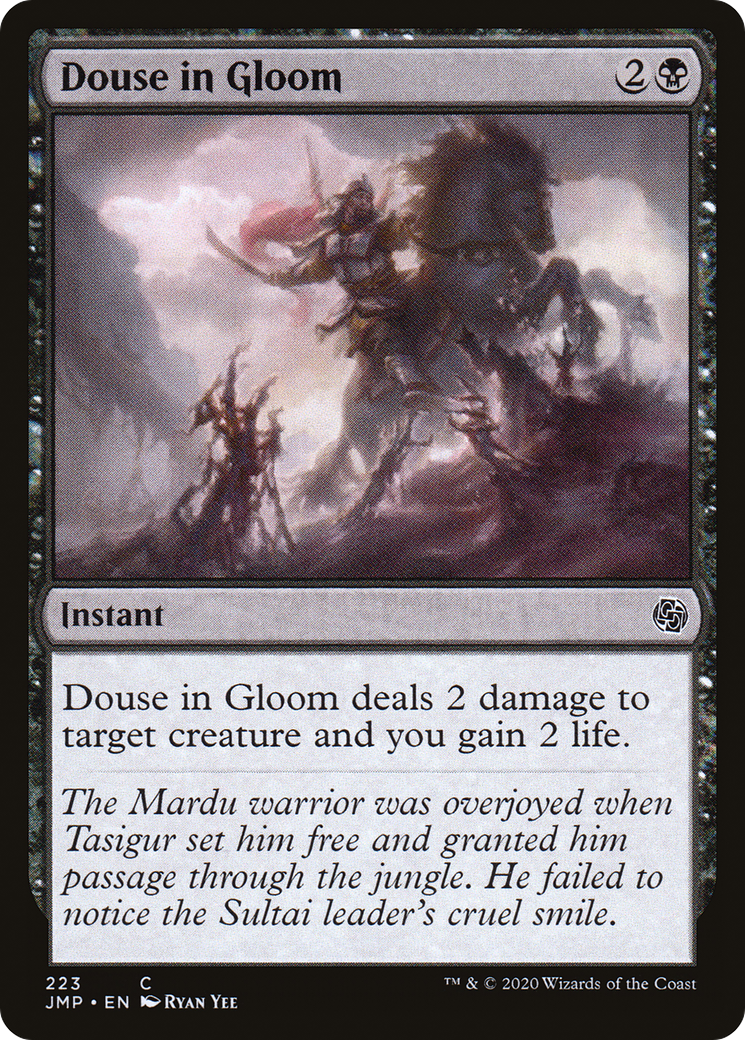 Douse in Gloom (JMP-223) [Jumpstart] MTG Single Wizards of the Coast