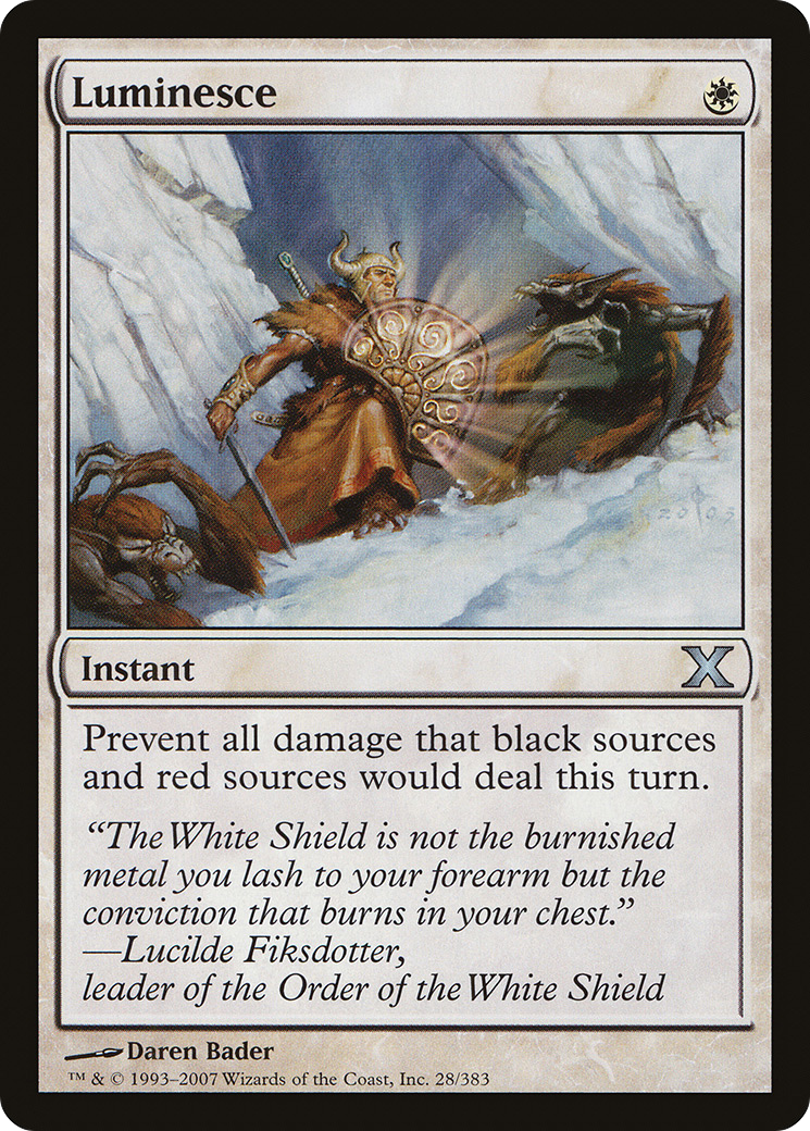 Luminesce (10E-028) [Tenth Edition] Foil MTG Single Wizards of the Coast