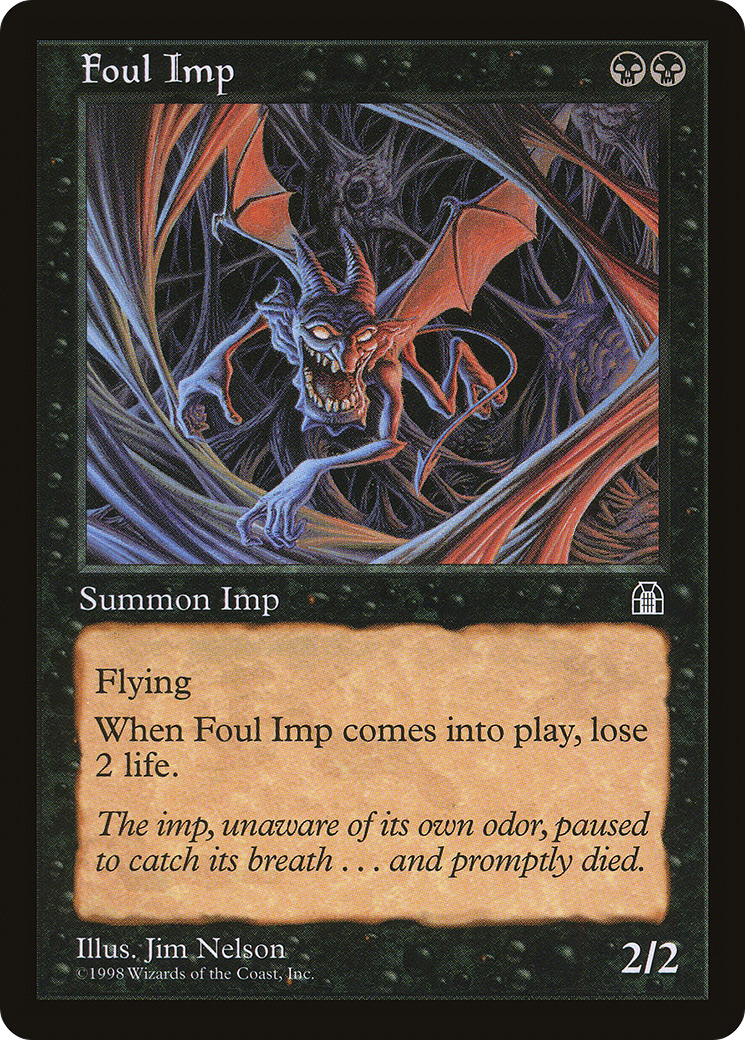 Foul Imp (STH-) [Stronghold] MTG Single Wizards of the Coast