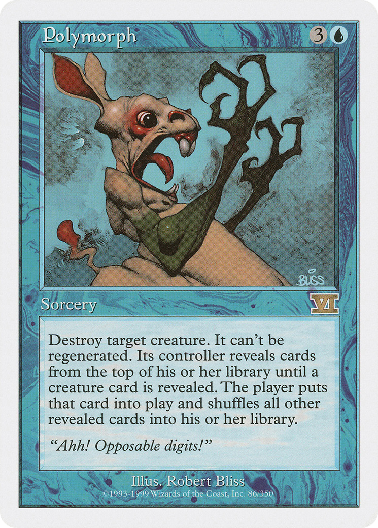 Polymorph (6ED-086) [Classic Sixth Edition] MTG Single Wizards of the Coast
