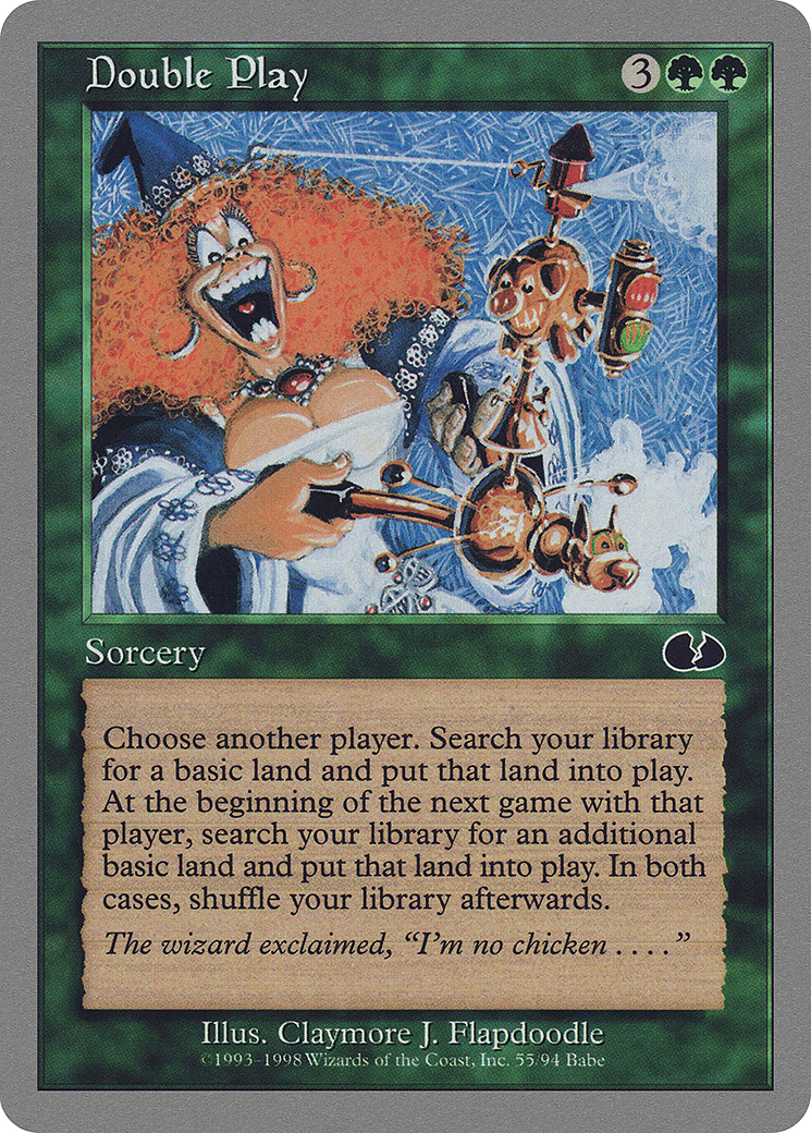 Double Play (UGL-055) [Unglued] MTG Single Wizards of the Coast