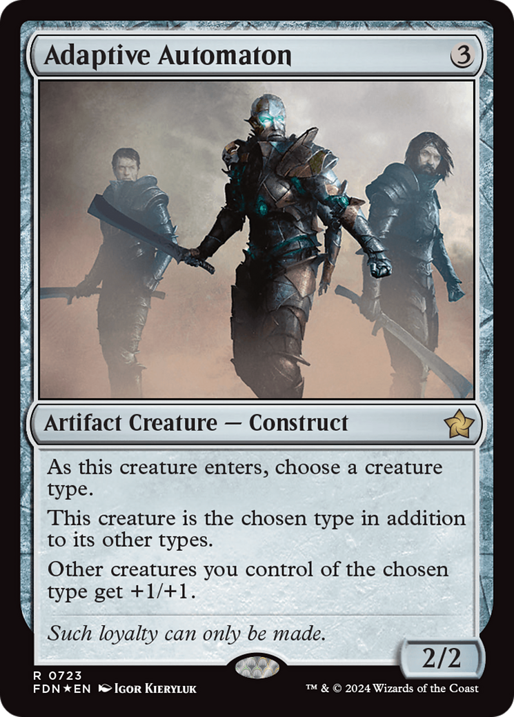 Adaptive Automaton (FDN-723) [Foundations] Foil MTG Single Wizards of the Coast
