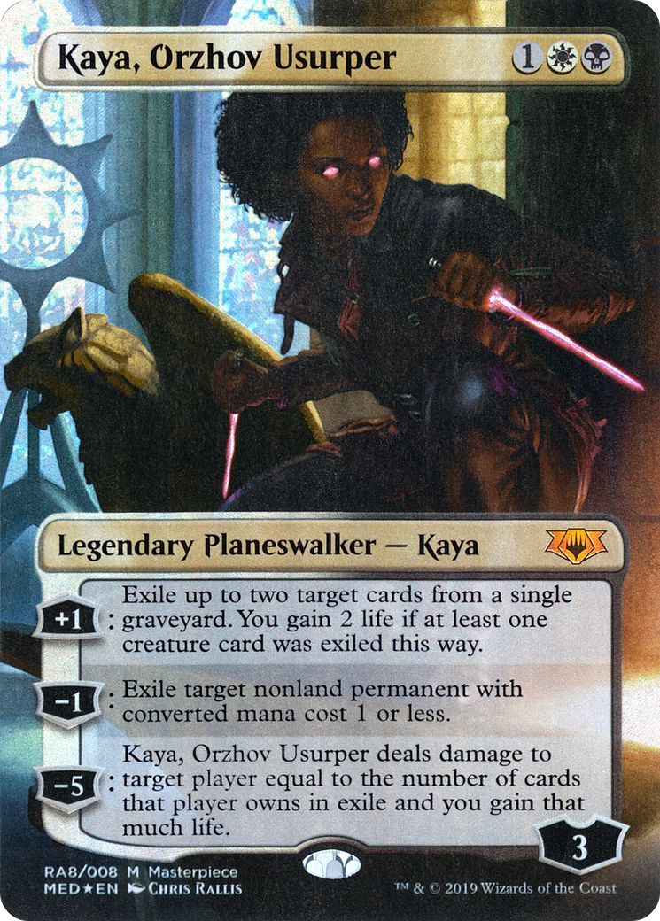 Kaya, Orzhov Usurper (MED2-RA8) [Misc] Mythic Edition (Borderless) Foil MTG Single Wizards of the Coast