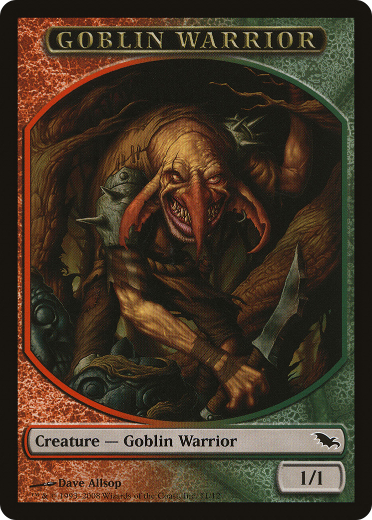 Goblin Warrior Token (SHM-011) [Tokens] Shadowmoor Tokens MTG Single Wizards of the Coast