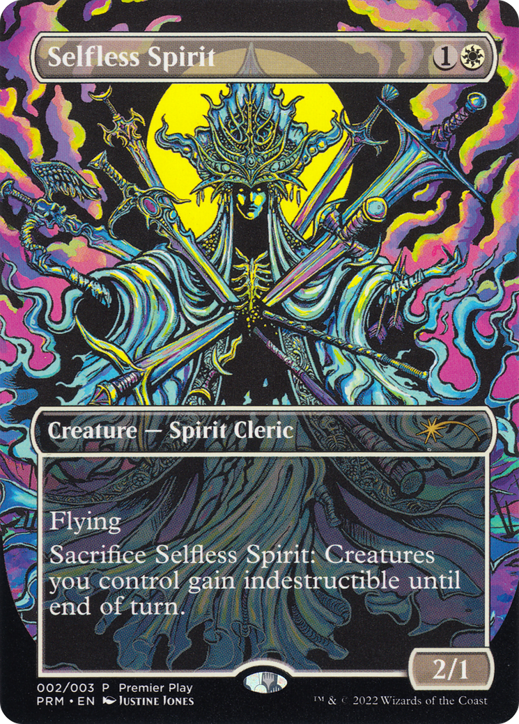 Selfless Spirit (PTP-002) [Misc] Regional Championship Qualifiers 2022 (Borderless) MTG Single Wizards of the Coast