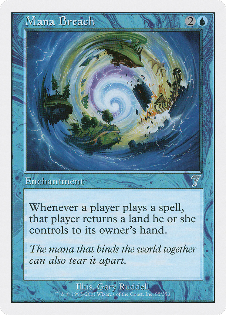 Mana Breach (7ED-085) [7th Edition] MTG Single Wizards of the Coast