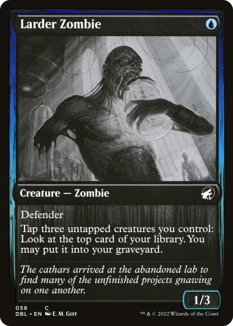 Larder Zombie (DBL-058) [Innistrad: Double Feature] Foil MTG Single Wizards of the Coast
