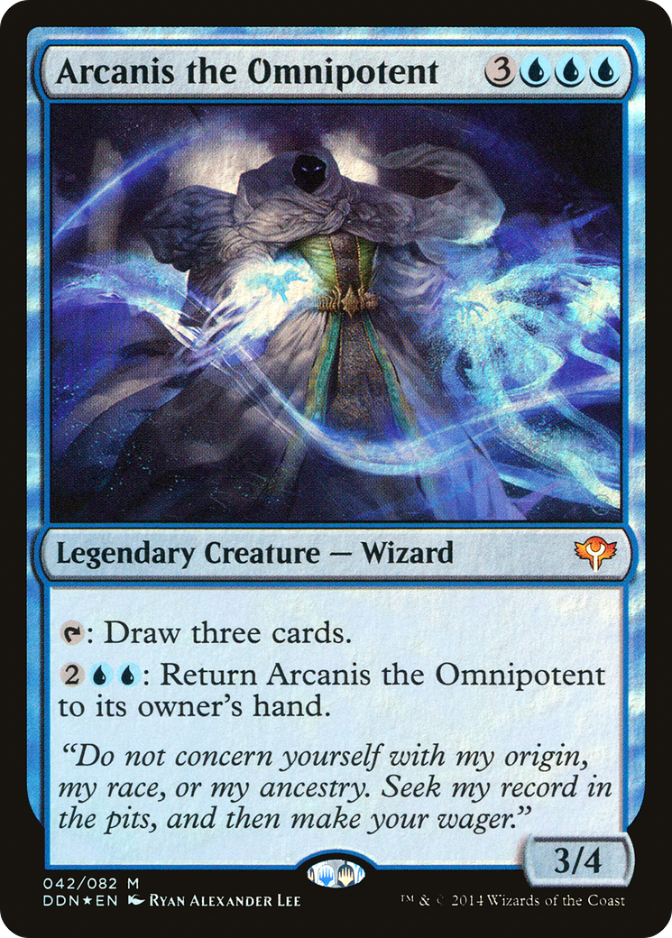 Arcanis the Omnipotent (DDN-042) [Misc] Duel Decks: Speed vs. Cunning MTG Single Wizards of the Coast