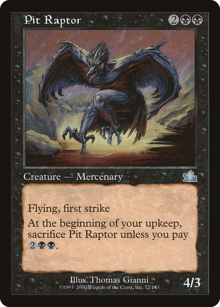 Pit Raptor (PCY-072) [Prophecy] Foil MTG Single Wizards of the Coast