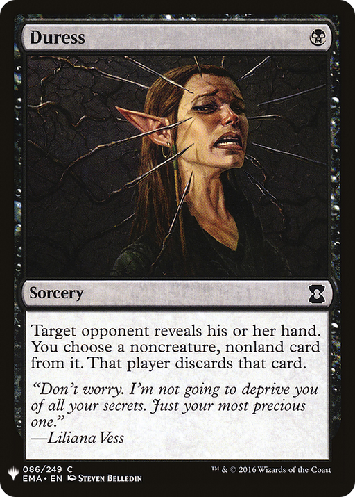 Duress (LIST-EMA-86) [Mystery Booster] The List MTG Single Wizards of the Coast