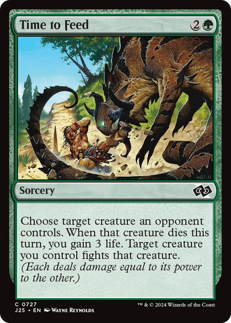 Time to Feed (J25-727) [Foundations Jumpstart] MTG Single Wizards of the Coast