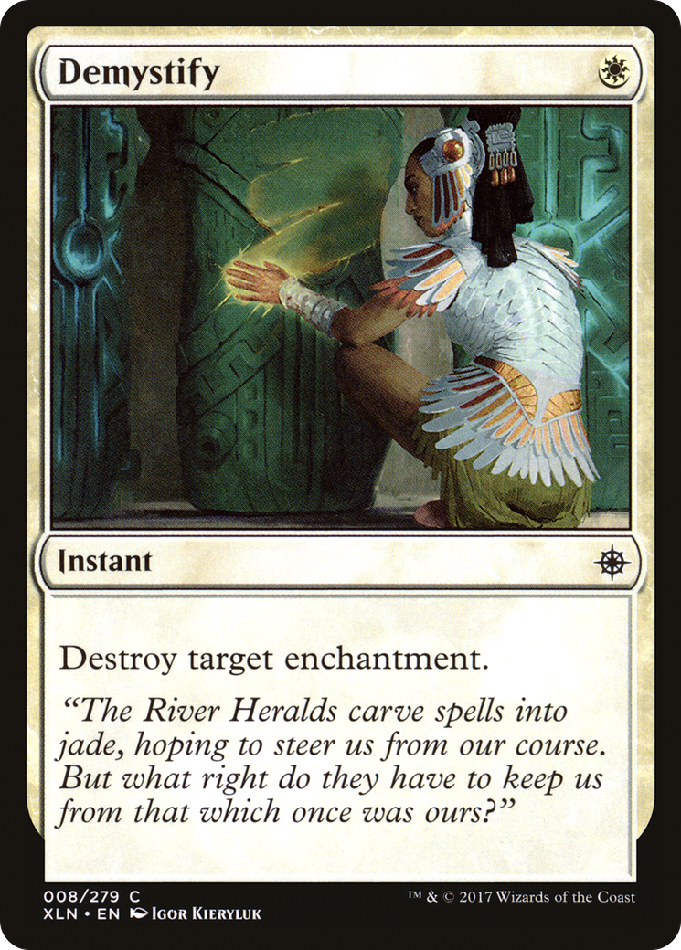 Demystify (XLN-008) [Ixalan] Foil MTG Single Wizards of the Coast