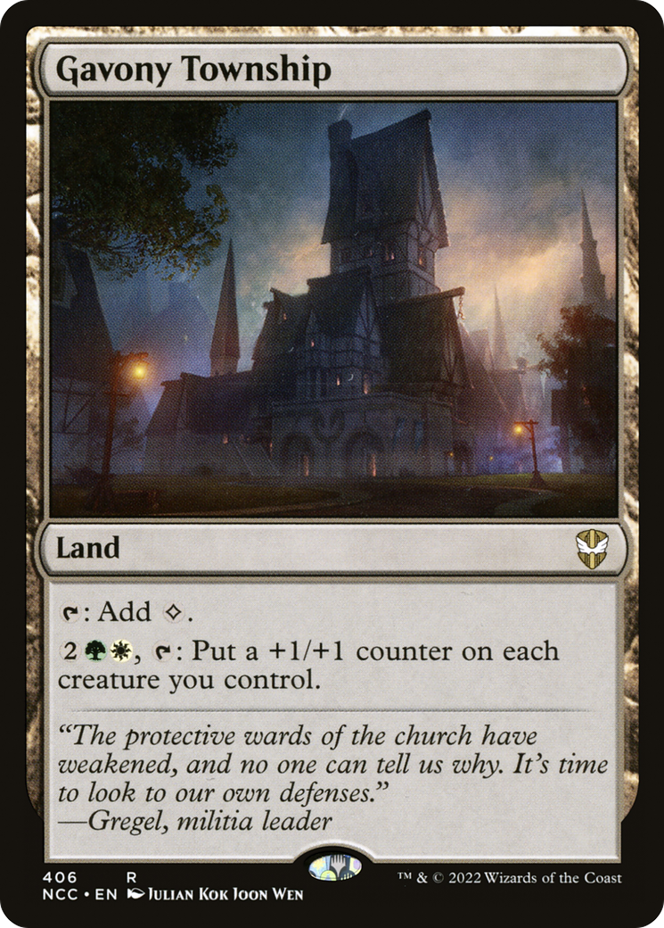Gavony Township (NCC-406) [New Capenna Commander] MTG Single Wizards of the Coast