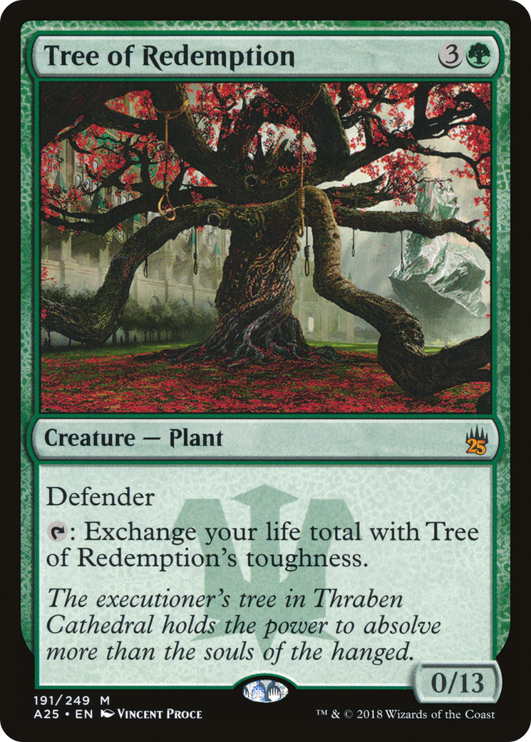 Tree of Redemption (A25-191) [Masters 25] Foil MTG Single Wizards of the Coast