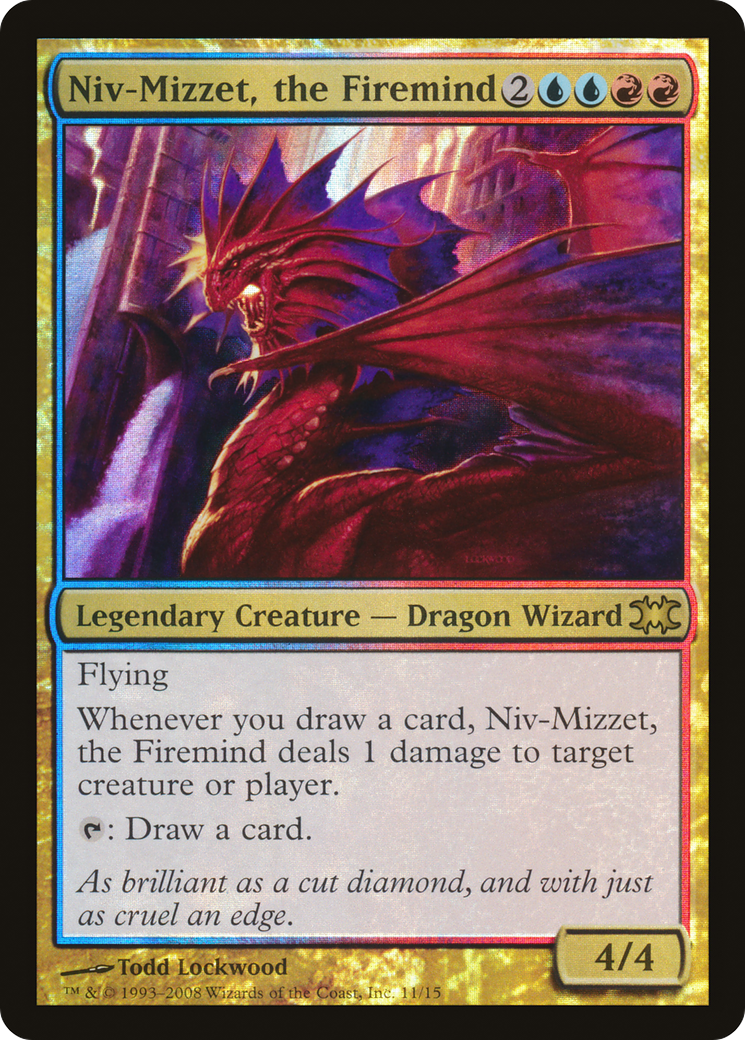 Niv-Mizzet, the Firemind (DRB-011) [Misc] From the Vault: Dragons Foil MTG Single Wizards of the Coast