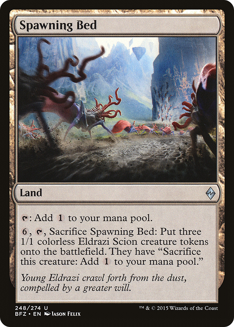 Spawning Bed (BFZ-248) [Battle for Zendikar] MTG Single Wizards of the Coast