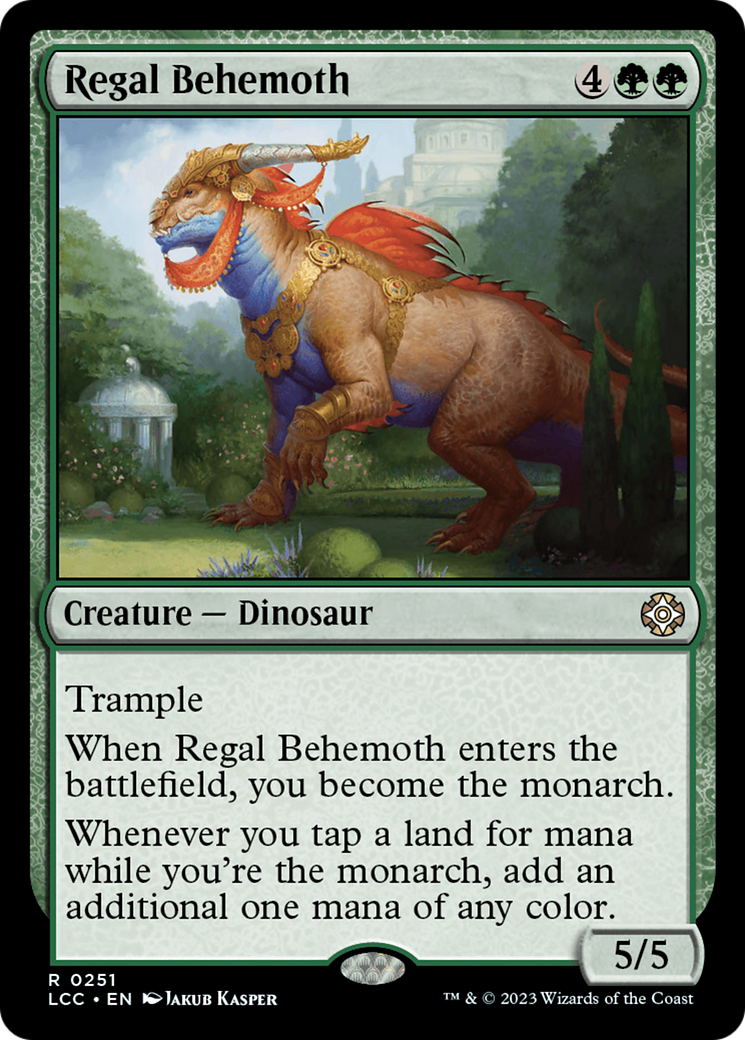 Regal Behemoth (LCC-251) [The Lost Caverns of Ixalan Commander] MTG Single Wizards of the Coast
