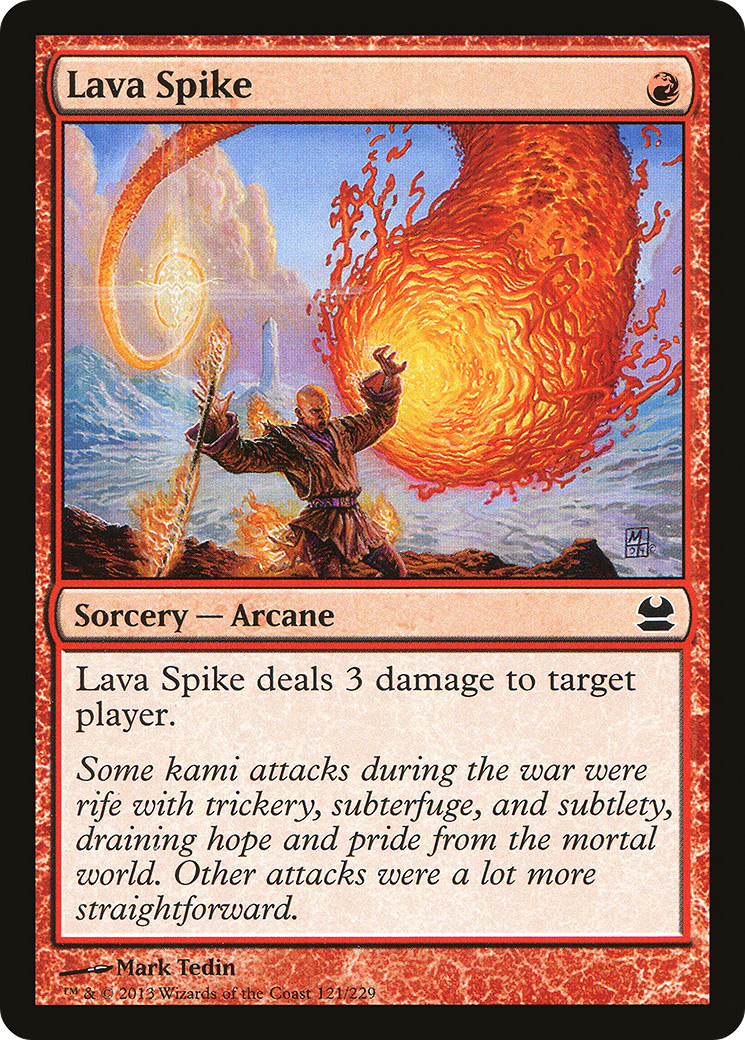 Lava Spike (MMA-121) [Modern Masters] Foil MTG Single Modern Masters