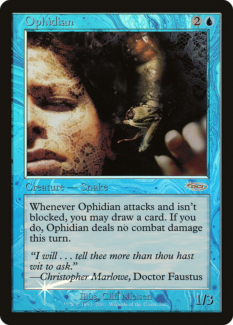 Ophidian (FNM-) [Misc] Friday Night Magic 2001 Foil MTG Single Wizards of the Coast